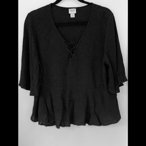 XL Mossimo Ruffle Blouse